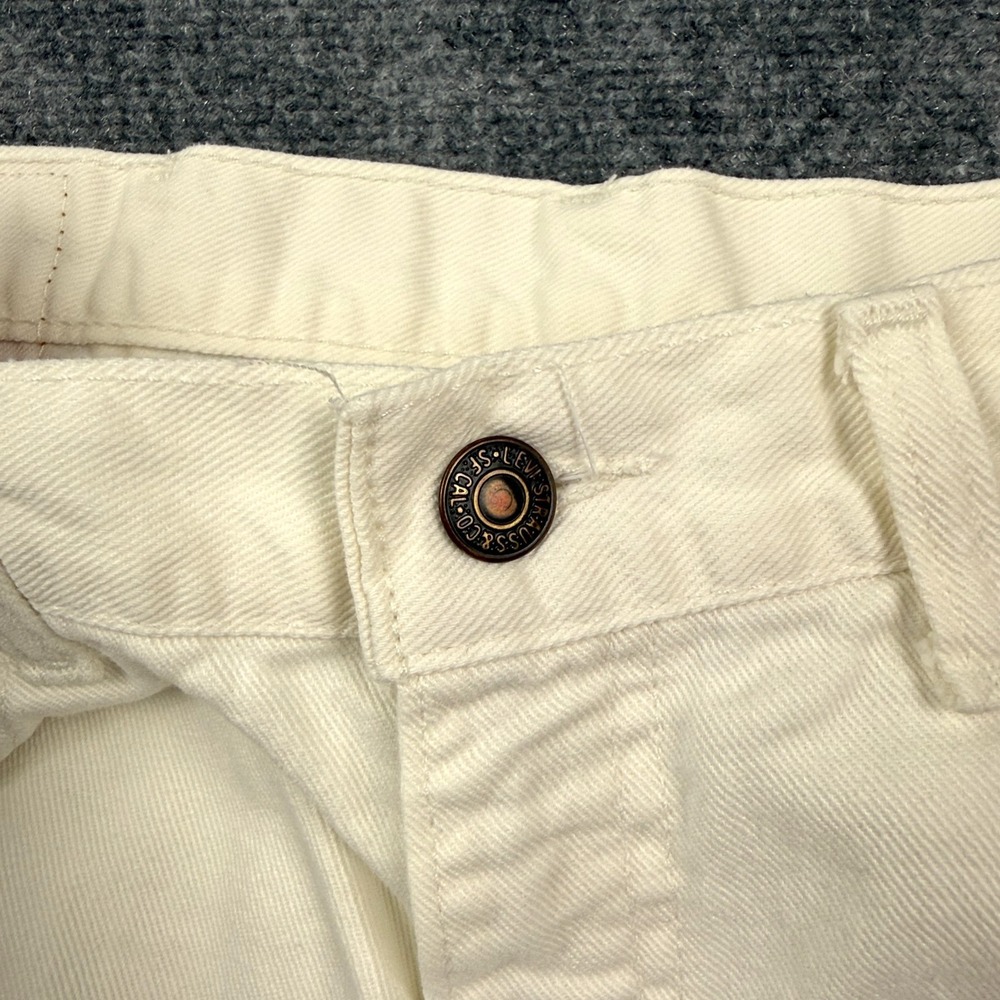 Vintage Levi's 550 Relaxed Fit Jeans 40550-8651 Men's W34 L30 White USA 1987 - Picture 5 of 16